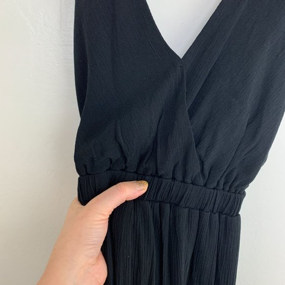 Lulu’s Lost in Paradise Black Maxi Dress XS - Picture 4 of 7